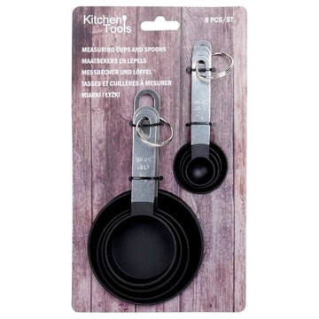 4 мерных стакана КУХОННЫЕ, ложки для измерения продуктов для приготовления и выпечки