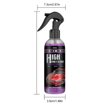 Многофункциональный набор для ремонта, 3 в 1, спрей для керамического автомобильного покрытия