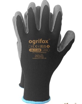Ogrifox OX-LATEKS rękawice ochronne rozmiar 7