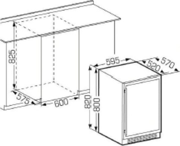 Kluge KCW4602B Машина для черного вина Бесплатная доставка вина 2 премиум-зоны AGDSHOP