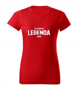 Koszulka T-shirt Człowiek Legenda 1985