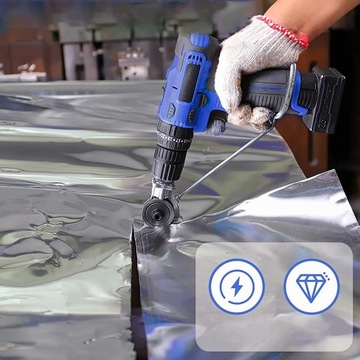 Насадка для электродрели для резки листового металла