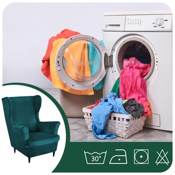 РАННЕЕ ПОКРЫТИЕ НА СТУЛ, БИРЮЗА, ЭЛАСТИЧНЫЙ ВЕЛЮР