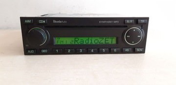 RADIO FABRYCZNE CD SKODA SYMPHONY MP3 OCTAVIA I SUPERB I ROZKODOWANE