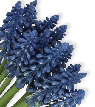 Голубые виноградные гиацинты, 12 шт., букет искусственных цветов