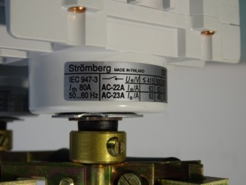 STROMBERG 63A 0-1 ПЛАТНЫЙ КУЛАЧКОВЫЙ ПЕРЕКЛЮЧАТЕЛЬ, ДВОЙНАЯ СИНХРОНИЗАЦИЯ