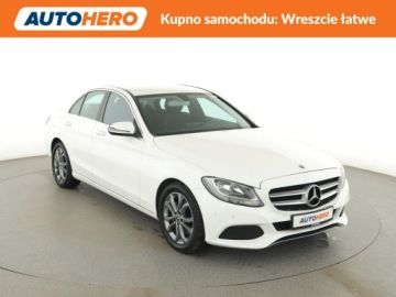 Mercedes Klasa C W205 Limuzyna 180 156KM 2018 Mercedes C 180 automat półskóra klima auto, zdjęcie 9