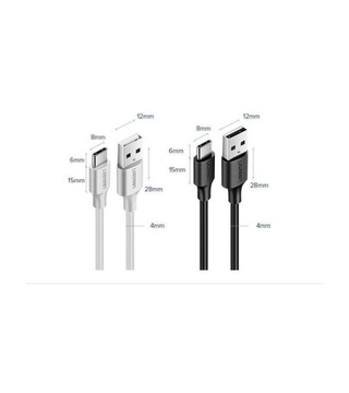 Кабель Ugreen USB - USB Type C 2 А 0,5 м