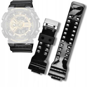 Pasek do Zegarka CASIO G-Shock GA-100 GA-110 GD-100 G-8900 Połysk 22 mm