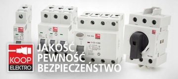 STYCZNIK MODUŁOWY 25-40 230V 25A 2P 4Z 3-FAZOWY ZWIERNY NA SZYNĘ DIN TH35