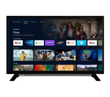 Телевизор TOSHIBA 32LA2B63DG FHD AndroidTV — поврежден