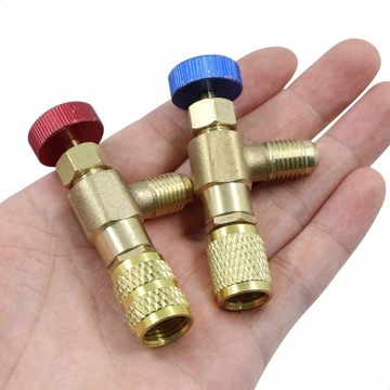 Комплект заливных кранов R32 R410a R600 R134a охлаждающей жидкости