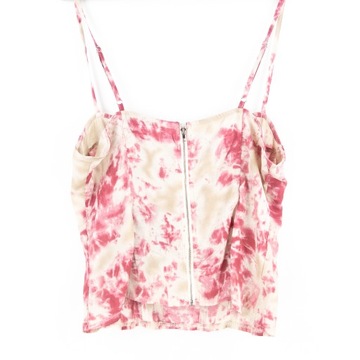 ТОП ЖЕНСКИЙ PRETTYLITTLETHING БЕЖЕВЫЙ РОЗОВЫЙ НА РЕМЕШКАХ 44