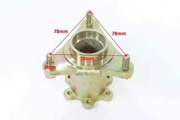 СТУПИЦА ПЕРЕДНЕГО КОЛЕСА ATV 125 BOMBARDIER ДИСКОВЫЙ ТОРМОЗ