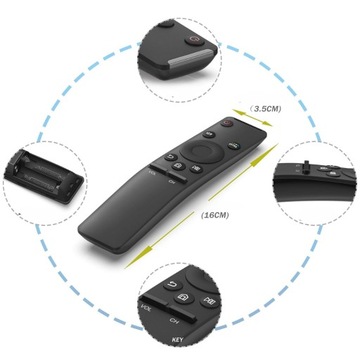 ПУЛЬТ ДИСТАНЦИОННОГО УПРАВЛЕНИЯ ДЛЯ ТЕЛЕВИЗОРА SAMSUNG SMART UNIVERSAL HD UHD 4K ЧЕРНЫЙ БЕЗ ПРОГРАММИРОВАНИЯ