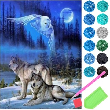 HAFT DIAMENTOWY ZESTAW OBRAZ 5D DIAMOND PAINTING