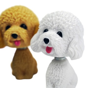 СОБАКА С КИВАЮЩЕЙ ГОЛОВОЙ ДЛЯ АВТОМОБИЛЯ СУВЕНИРЫ ПРЛ ИГРУШКА ДЛЯ УКРАШЕНИЯ ГАДЖЕТА