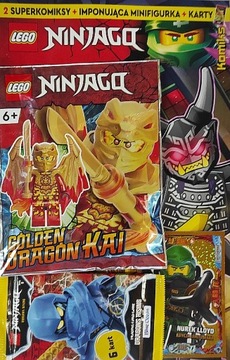 LEGO NINJAGO KOMIKS 5/2024 GOLDEN DRAGON KAI + KARTY + KARTA LIMITOWANA