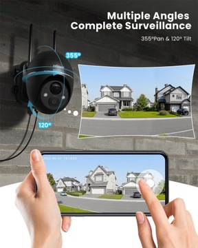НАРУЖНАЯ СОЛНЕЧНАЯ ВРАЩАЮЩАЯСЯ IP WIFI FULL HD СОЛНЕЧНАЯ КАМЕРА