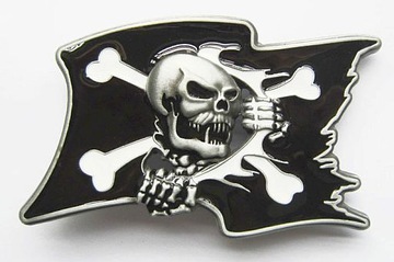 Jolly Roger Wesoły Roger flaga klamra spinka kopla