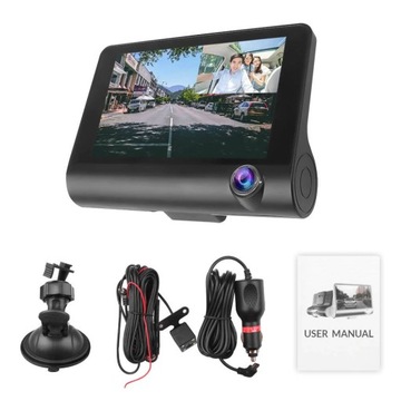 ZESTAW: WIDEOREJESTRATOR 3w1 FullHD 1080p + KARTA PAMIĘCI 32GB