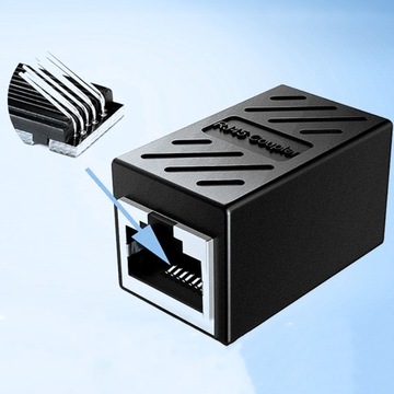 ZŁĄCZKA PRZEDŁUŻKA SIECIOWA ŁĄCZNIK 2x RJ45 LAN