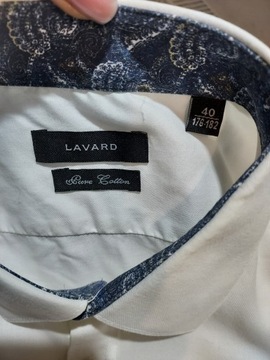 LAVARD biała koszula pure cotton 40