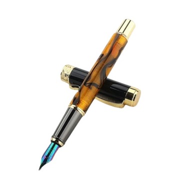 Эксклюзивная ручка из смолы Monte Mount 2055 — БЕЛЫЙ ЧЕРНЫЙ EF — 0,38 мм