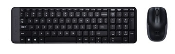 Zestaw klawiatura + mysz Logitech 920-003161 czarny