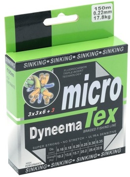 PLECIONKA NIEWIDOCZNA DYNEEMA 0,45 mm 40kg