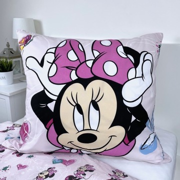 ПОСТЕЛЬНОЕ ИЗДЕЛИЕ 160x200 МИННИ МУС ЦВЕТЫ 02 JF MINI MOUSE