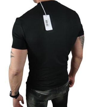 T-shirt Guess V-neck Super Slim Fit M2YI32J1314-JBLK BlackElastane - L