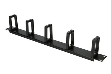 Extralink | Organizer kabli | 1U z plastikowymi uchwytami