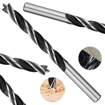 WIERTŁO DO DREWNA PLASTIKU SPIRALNE SZLIFOWANE KRĘTE WALCOWANE 5mm x 85mm