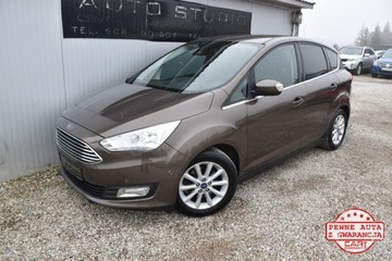 Ford C-MAX II Grand C-MAX Facelifting 1.5 EcoBoost 150KM 2016 Ford C-MAX NawigacjaKamera Asystenty El.Klapa Pol-SkoraGrzaneFotelePiekny