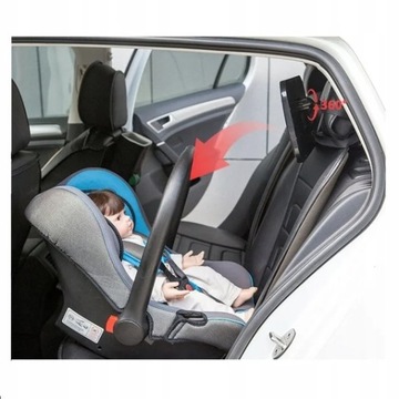 ЗЕРКАЛО ДЛЯ НАБЛЮДЕНИЯ ЗА РЕБЕНКОМ В МАШИНЕ, БОЛЬШОЕ, БЕЗОПАСНОЕ, 360 ФУТ