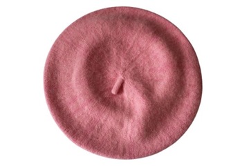 Beret dziecko antenka 48-52 różowy ok 2-5 lat