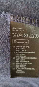 H&M narzutka cienki kardigan długa nieb r M