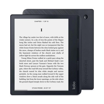 Электронная книга Kobo Sage — 8 дюймов — 32 ГБ — Wi-Fi — Bluetooth — черный