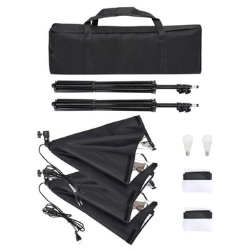 PROFESJONALNE LAMPY STUDYJNE 2 SZT 40X60CM