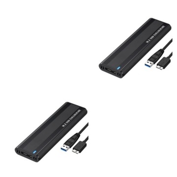 1/2/3 M2 SSD Case NVME SATA Dual Protocol Adapter