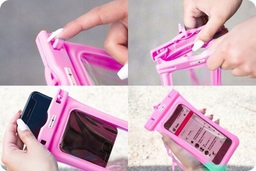 НАБОР ИЗ ДВУХ НЕТОНКИХ ПЛАВАЮЩИХ ВОДОНЕПРОНИЦАЕМЫХ ЧЕХОЛОВ ДЛЯ ТЕЛЕФОНА ДЛЯ БАССЕЙНА НА ПЛЯЖЕ