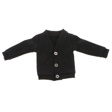 Черный кардиган, верхняя одежда, кукольная одежда