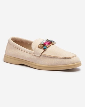 БЕЖЕВЫЕ ЖЕНСКИЕ МОКАСИНЫ NELLENS 36