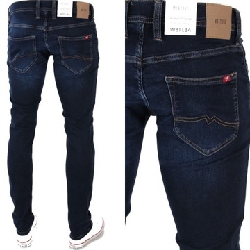 MUSTANG OREGON TAPERED SLIM SPODNIE JEANS _ W32 L32