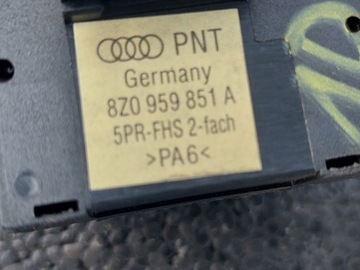 AUDI A2 A4 B6 PŘEPÍNAČ SKEL 2 OKNO 8Z0959851A 4PIN