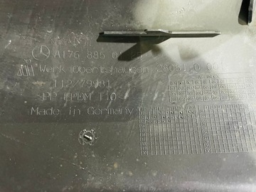 MERCEDES A TŘÍDA 176 NÁRAZNÍK ZADNÍ 2012-2016 ROK