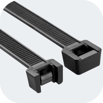 КАБЕЛЬНЫЕ Стяжки ЧЕРНЫЕ ЗАЖИМЫ 3,6Х200 мм 100 шт.