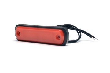Światło Lampa Lampka obrysowa pozycyjna tylna czerwona 4led diodowa neon