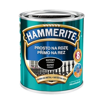 HAMMERITE Prosto na rdzę 0,7L MAT CZARNY